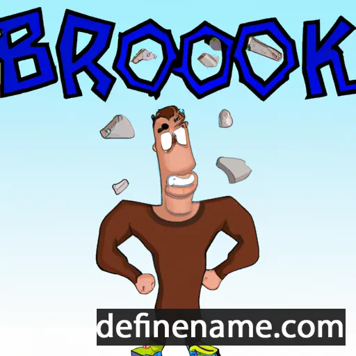 cartoon of the name Brokk