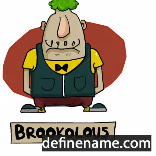 cartoon of the name Broklauss