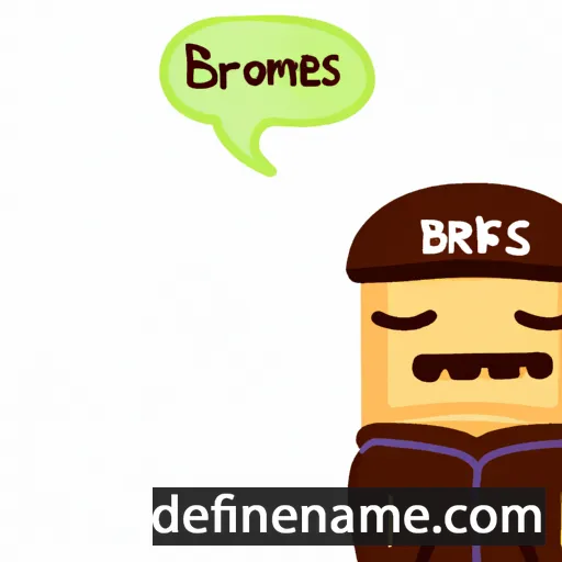 Bromerus cartoon