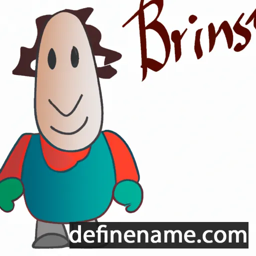 cartoon of the name Bronislas