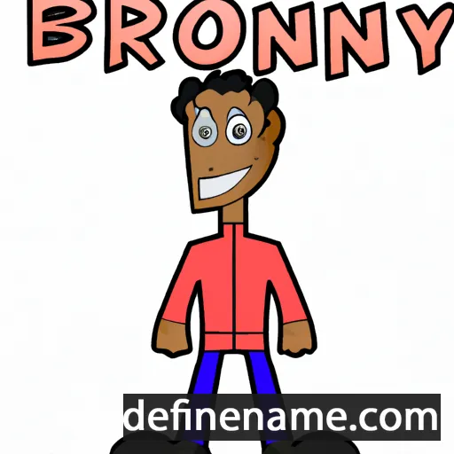 cartoon of the name Bronjay