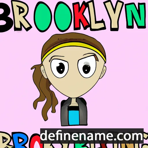 cartoon of the name Brookelyn