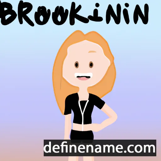 cartoon of the name Brooklinn