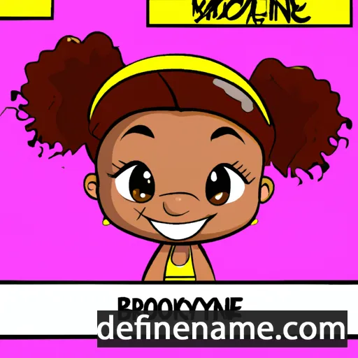 cartoon of the name Brooklyne