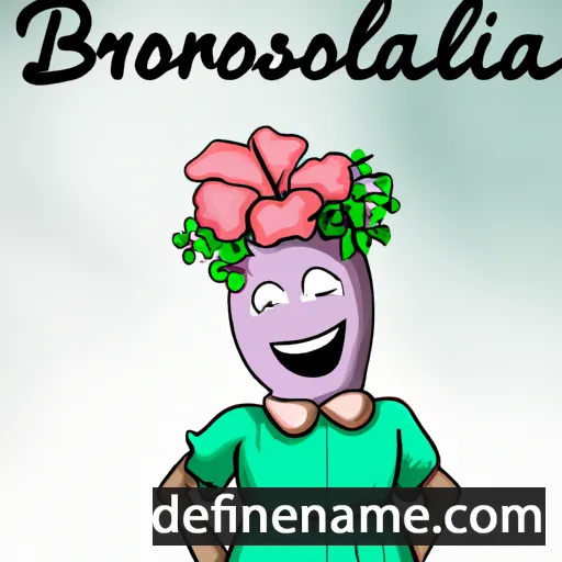 cartoon of the name Broselianda