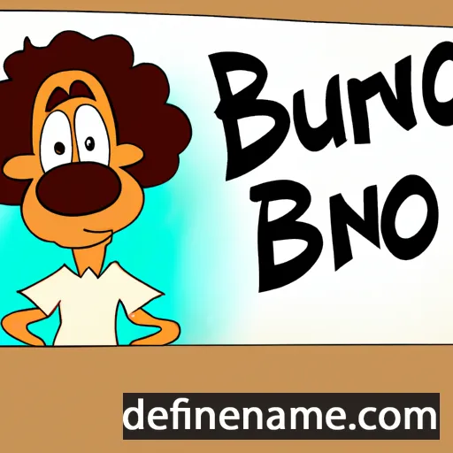 cartoon of the name Brüno