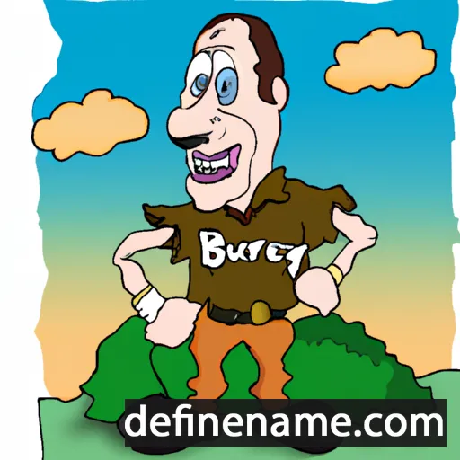 cartoon of the name Brucey