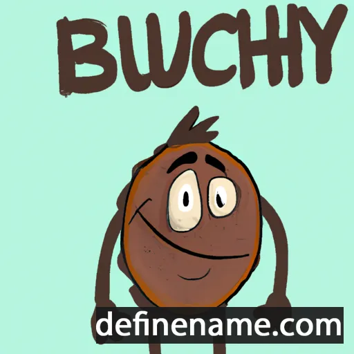 cartoon of the name Bruchy