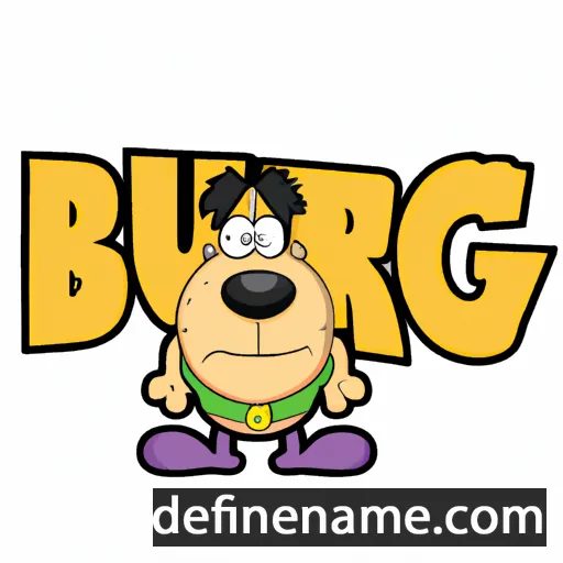 cartoon of the name Brucy