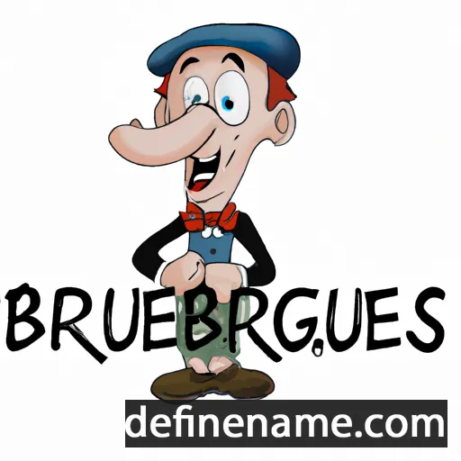 cartoon of the name Brugués