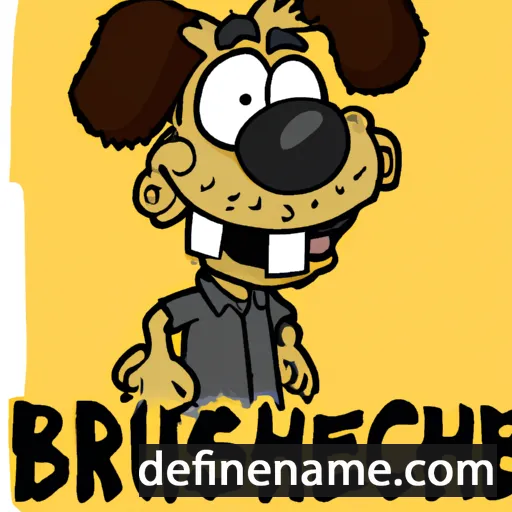 cartoon of the name Bruinsech