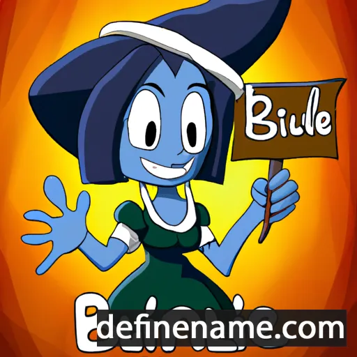 cartoon of the name Brujalimé