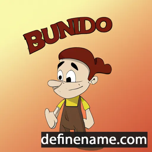 cartoon of the name Brunildo