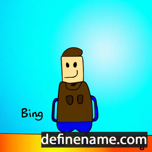 cartoon of the name Bruning