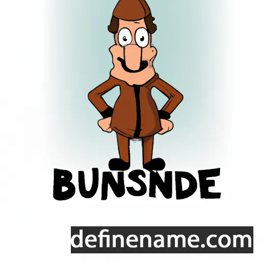 cartoon of the name Brunissende