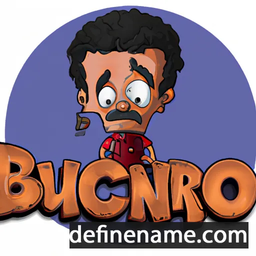 cartoon of the name Brunlocc