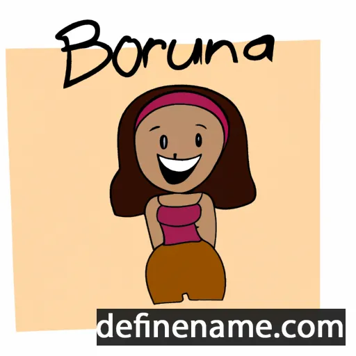 Brunona cartoon