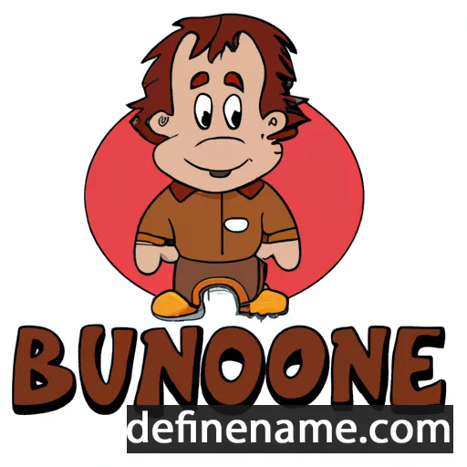 cartoon of the name Brunone