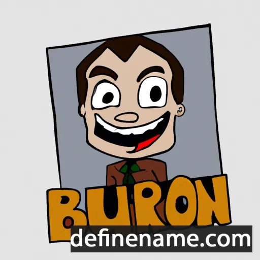 cartoon of the name Brunor