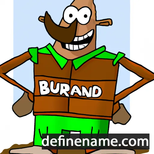 Brunrad cartoon