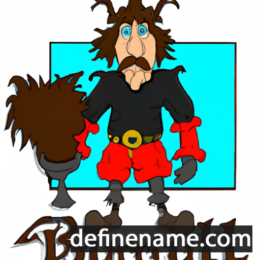 cartoon of the name Brunulf