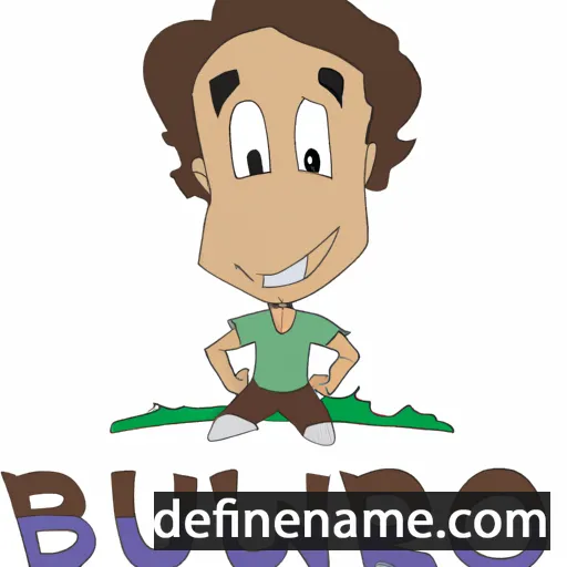 cartoon of the name Bruuno