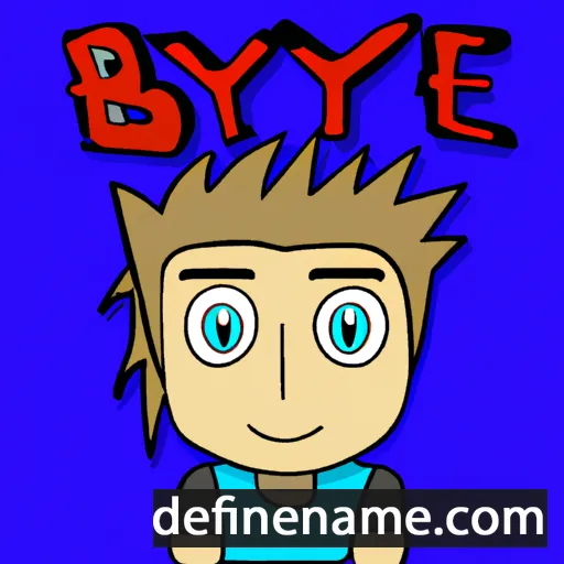 cartoon of the name Bry