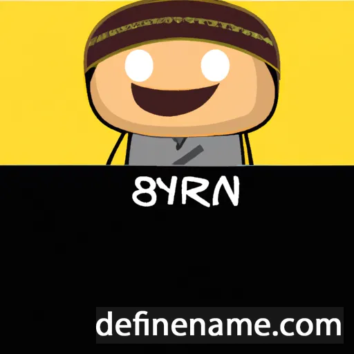 cartoon of the name Bryani