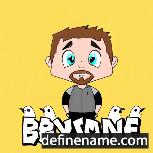 cartoon of the name Bryceson