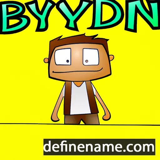 cartoon of the name Bryden