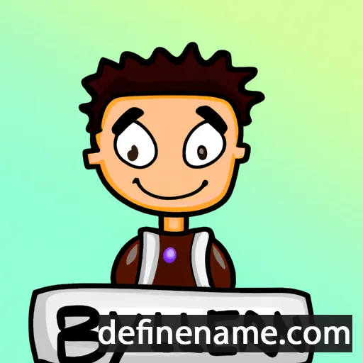 cartoon of the name Brylen