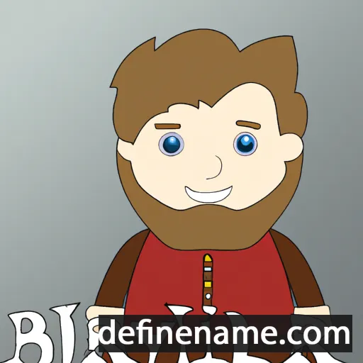 cartoon of the name Brynjolfur