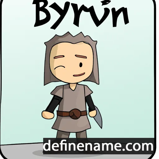 cartoon of the name Brynjolvur