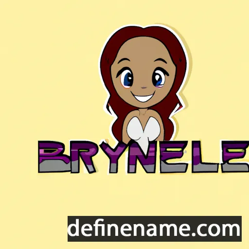 cartoon of the name Brynnel