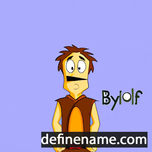 cartoon of the name Brynolf