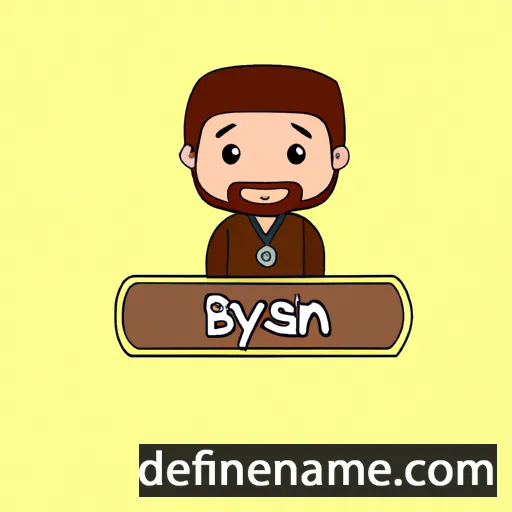 cartoon of the name Brysan