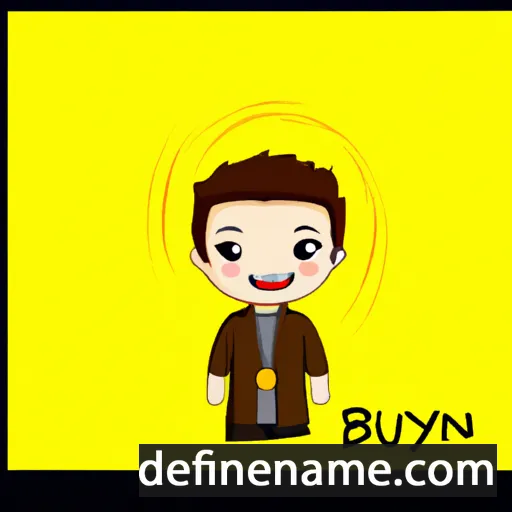 cartoon of the name Brysun