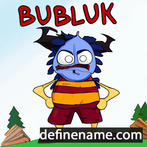 cartoon of the name Büläknur