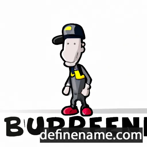 cartoon of the name Büren