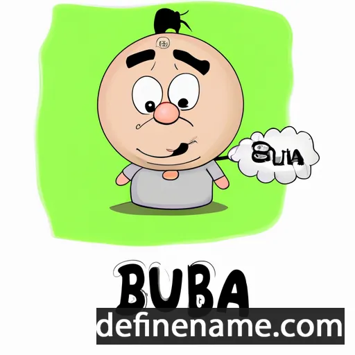 cartoon of the name Buba