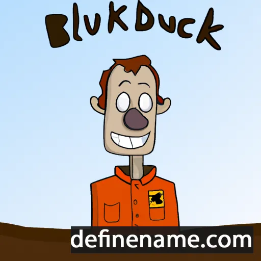 cartoon of the name Buckland