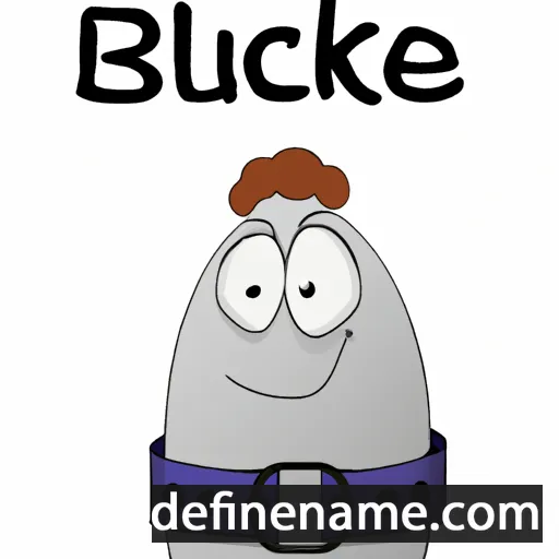 Bucklee cartoon