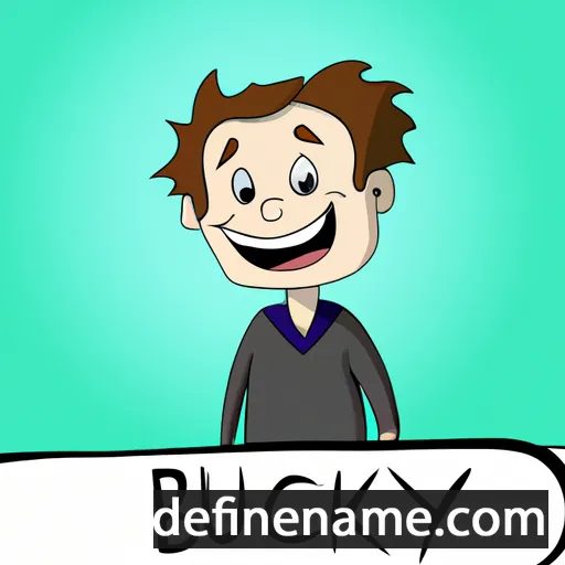 cartoon of the name Buckley