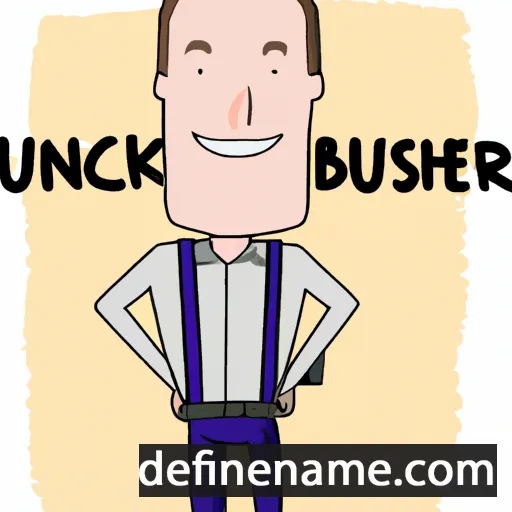 cartoon of the name Buckminster