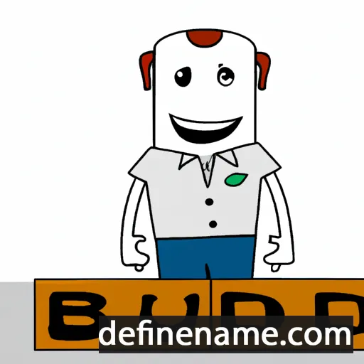 cartoon of the name Budd