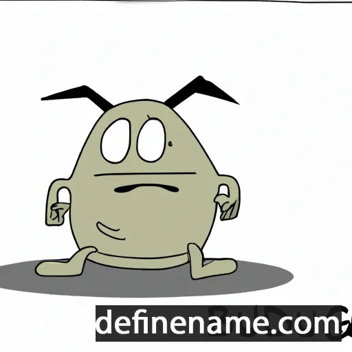 cartoon of the name Buddug