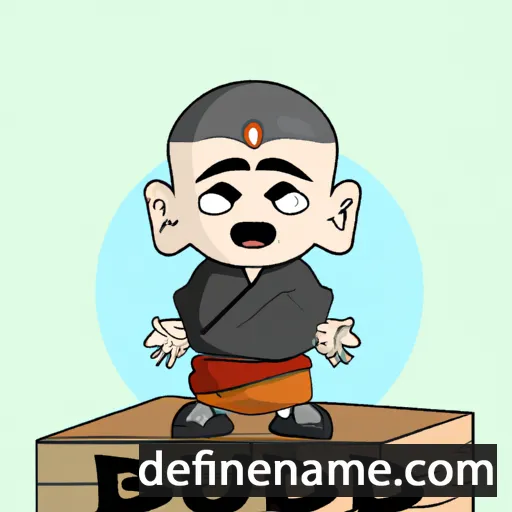 cartoon of the name Budhi