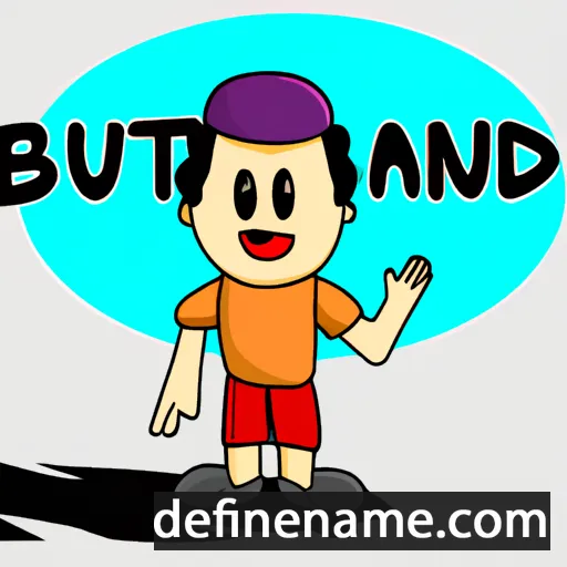 cartoon of the name Budianto