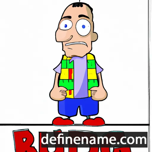 cartoon of the name Budig