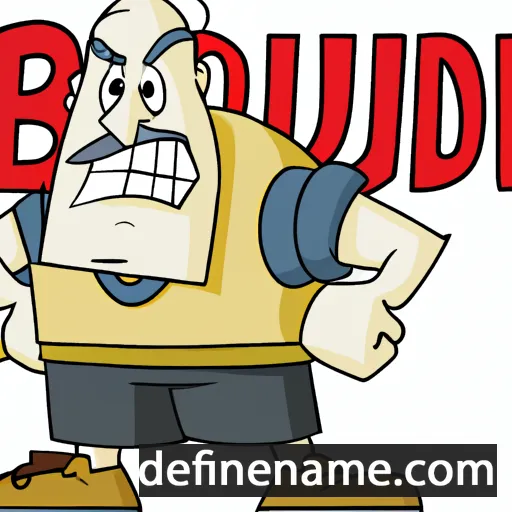 cartoon of the name Budolf